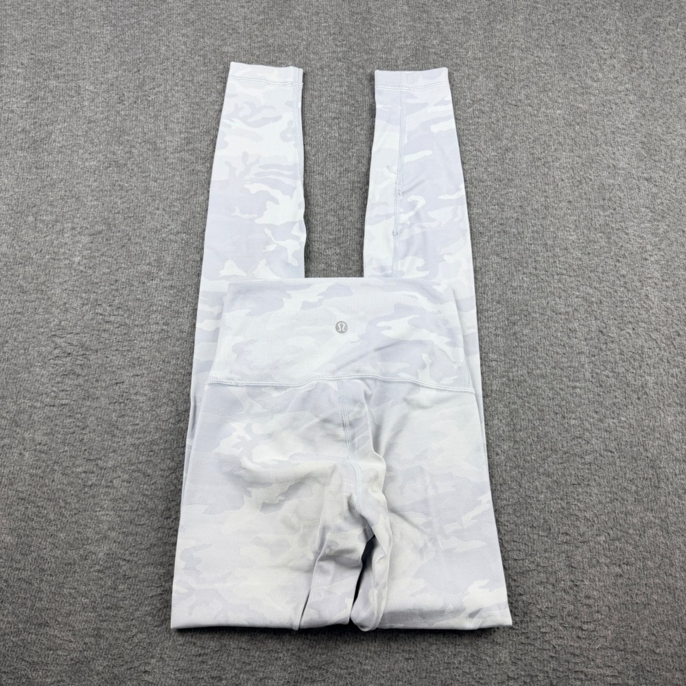 Lululemon Align High Rise Pant 28" Size 2 Heritage 365 Camo Crisp Maize Leggings